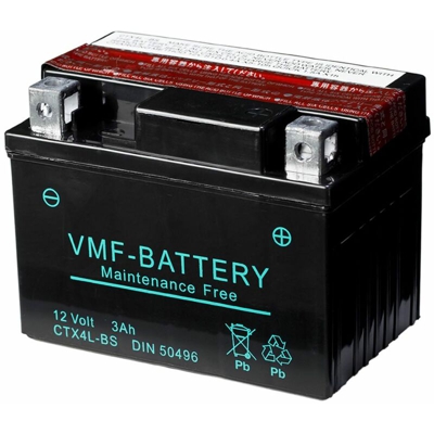 Batteria Liquifix 12 V 3 Ah MF YTX4L-BS - Vmf Powersport