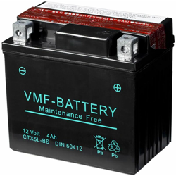 Batteria Liquifix 12 V 4 Ah MF YTX5L-BS - Vmf Powersport características