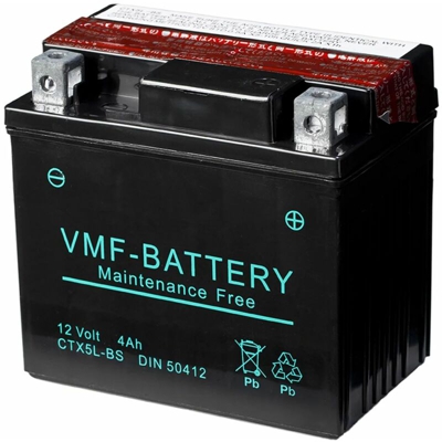 Batteria Liquifix 12 V 4 Ah MF YTX5L-BS - Vmf Powersport