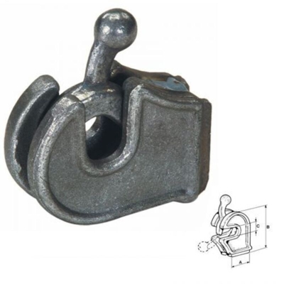 Chiusura Bloccaggio Di Sicurezza Ø 20 Per Rimorchio Carrello (19985) - AMA