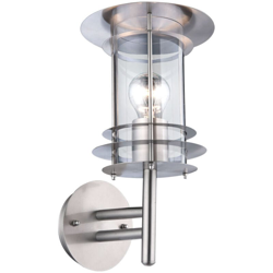 Applique per Esterno MIAMI in Acciaio Inox Argento 3151 - Globo características