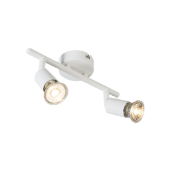 QAZQA Faretto jeany - Moderno - Metallo - Bianco - Oblungo Max. 2 x Watt características