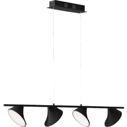 Lampada a Sospensione a LED Chara con 4 Lampadine Nera - Wofi precio