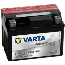 Batteria Moto Powersports FreshPack AGM YT4L-4 / YT4L-BS - Varta en oferta