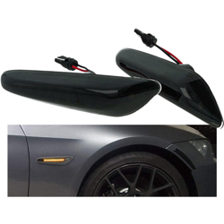 Kit Freccia Laterale a Led Side Marker Lente Nero Fume Luce Arancione Per BMW E46 E36 E60 E61 E81 E82 E87 E88 E92 E93 X1 E84 X3 E83 X5 E53 E46 E81 características