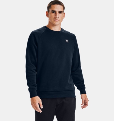 Felpa UA Rival Fleece Crew da uomo