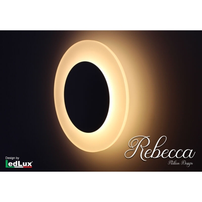 LD8829C Applique Led Da Parete Modello Rebecca Italian Design Moderna 10W Bianco Caldo - Ledlux