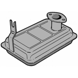 Marmitta Silenziatore Motozappa Jlo L101 125 152 Beta 210 Tipo Piatta 34670 - MARCA características