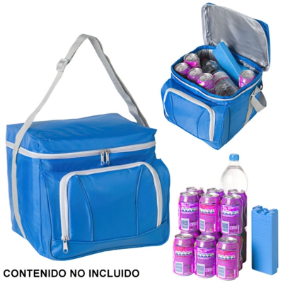 Marca - BORSA TERMICA FRIGO 28 LT CON TASCHE CM 30X28X35 H MARE CAMPEGGIO LAVORO