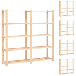 Scaffali a 5 Livelli 5 pz 170x38x170 cm Massello Pino 500kg - VIDAXL precio