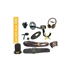 Metal detector garrett ace 300i cuffie salvapiastra + pala + guanti sacca zaino precio