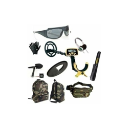 Metal detector garrett ace 250 cuffie guanti zaino marsupio propointer occhiali en oferta