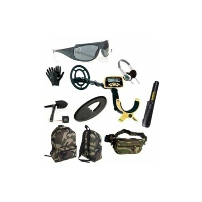 Metal detector garrett ace 250 cuffie guanti zaino marsupio propointer occhiali