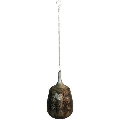 Luxform Lampada da Esterno con Fiamma a LED a Batteria Rabat Bronzo