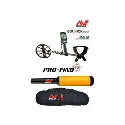 Minelab equinox 600 metal detector cerca metalli + profind 15 + borsa trasporto precio
