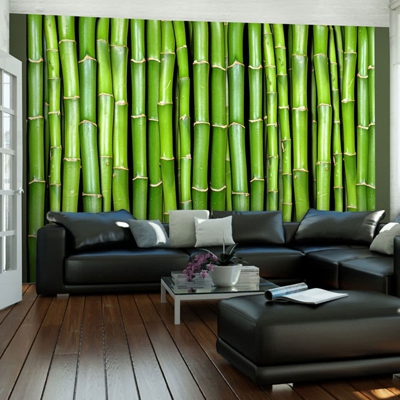 Fotomurale Parete di bambu cm 200x154 Artgeist