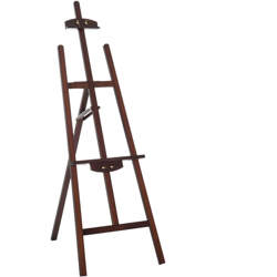 Cavalletto per Pittura in Legno Altezza e Inclinazione Regolabili, Marrone, 46x60x140cm - Homcom en oferta