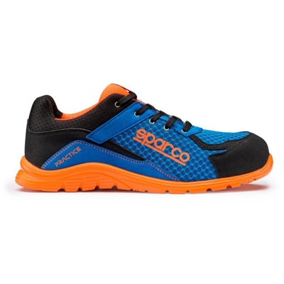 Sparco - Scarpe practice s1p - Colore: nero/rosso, Taglia: 40