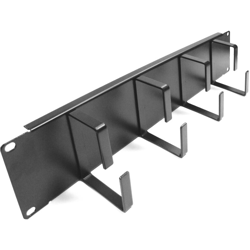 RackMatic - Pannello passacavi per rack 19' 1U con 4 anelli per la gestione dei cavi precio