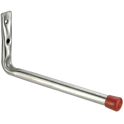 GANCIO DIRITTO LEGGERO A PARETE ZINCATO 176X71MM - Masidef
