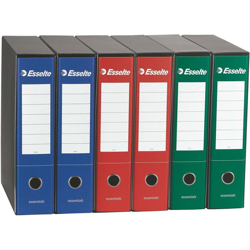 Raccoglitore registratore archivio Essentials dorso 8 cm Esselte -Verde - GESCO TRADING en oferta