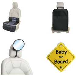 Set di Accessori per Sedili Auto Bambini 4 pz Nero - A3 Baby&kids - A3 BABY & KIDS características