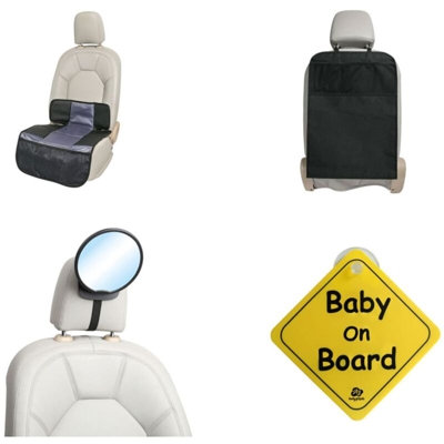 Set di Accessori per Sedili Auto Bambini 4 pz Nero - A3 Baby&kids - A3 BABY & KIDS