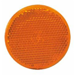 Catadiottro Catarifrangente Ø60 Arancione Roulotte Camper Carrelli Caravan 21181 - MARCA precio