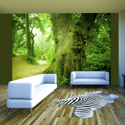 Fotomurale Sentiero nella foresta cm 200x154 Artgeist precio
