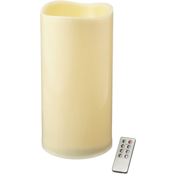 Flower Power 5736, Candela LED, Plastica, beige, 15 x 15 x 30 cm - POWER FLOWER características