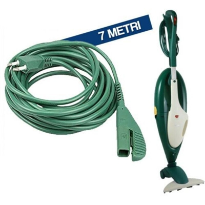 Cavo Filo Alimentazione Folletto Vk 135 Vk 136 7 Metri Vorwerk Kobold (04610) - VORWERK FOLLETTO
