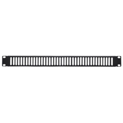 Pannello di Chiusura Ventilato 1U Nero per Rack Audio Video - Techly Professional características