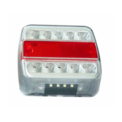 Fanale posteriore a led 13v 4 funzioni + riflettore 100x100x40 mm - LEM SELECT características