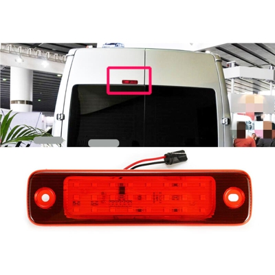 Kit Luce Terzo Stop a Led Singolo Rosso Per Ford Transit 2009-2014 OEM 5128002 13N408 - CARALL