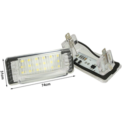 Kit Luci Targa Led Per Mercedes Benz Sprinter Dodge OEM 9018200156 Canbus Bianco 12V 5W - CARALL características