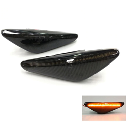Kit Freccia Laterale a Led Side Marker Lente Nero Fume Luce Arancione Per BMW X5 E70 X3 F25 X6 E71 E46 OEM 63137171007 63137171008 - CARALL en oferta