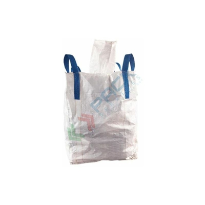 Pack Services - Saccone big bag tubolare, Mis. 90 L x 90 P x 130 H cm, SWL 1500 Kg, SF 5:1, valvola/chiuso