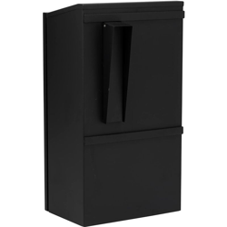 080 - Cassetta della posta, da fissare a ringhiera o inferriata, nero - G2 Trading Company características