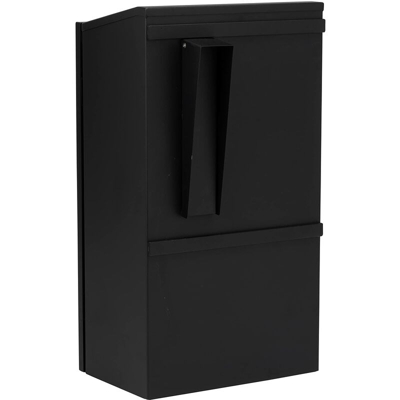 080 - Cassetta della posta, da fissare a ringhiera o inferriata, nero - G2 Trading Company