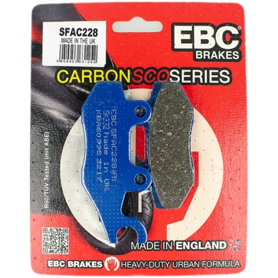 Brakes Pastiglie Moto SFAC228 07076 163CT Kymco Agility Burgman SYM RS Keeway Outlook Peugeot Geopolis - EBC