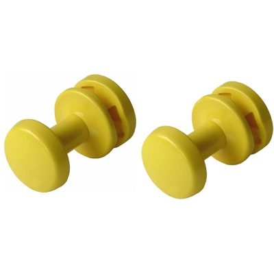 2 appendini per radiatori liu' classic colore giallo - Pika'