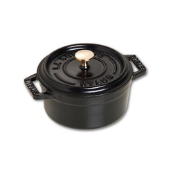 Cocotte Mini in Ghisa con Coperchio Diametro 18 cm Colore Nero características
