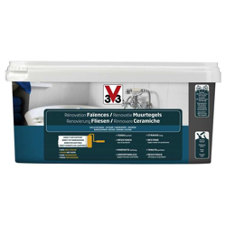 Smalto Ceramiche Piastrelle Bianco 2 l - V33 ITALIA características