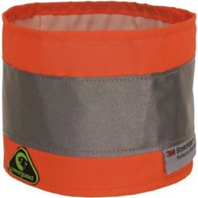 Fascia alta visibilità in polistere con banda rifrangente riflettente 3M? in 3 colori Colore - Rosso
