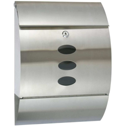 HI Cassetta della Posta Acciaio Inossidabile 30x12x40 cm en oferta