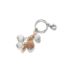 Ottaviani By Homemania - Portachiavi Pearl - Gioiello - da Donna - Argento in Acciaio, Perle, Agata, 3 x 13,5 cm precio