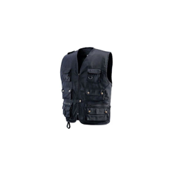 Gilet in cotone Multitasche GB green bay Nilo blu (XXL) en oferta