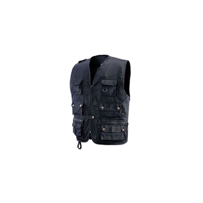 Gilet in cotone Multitasche GB green bay Nilo blu (XXL)
