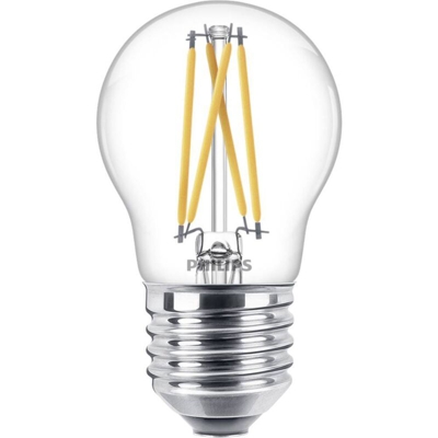 LED (monocolore) Classe energetica: A++ (A++ - E) Philips Lighting Warmglow 77072300 E27 Potenza: 4.5 W Bianco caldo