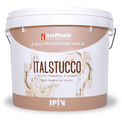 Ipiv - Stucco, Malta,in pasta Bianco. Riempitivo ,autoadesivo ,extrafine per interni 5KG en oferta